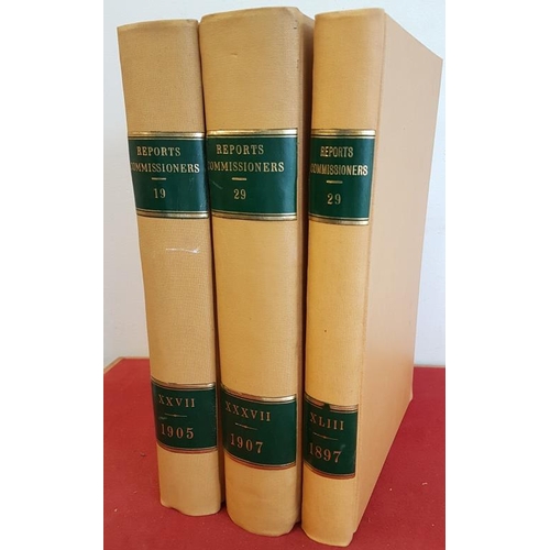 203 - Reports of The Commissioners, 3 vols., Light Railways, National Education etc. Vol 19 1905, Vol 27 1... 