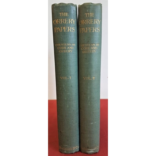 216 - 'The Countess of Cork and Orrery 'The Orrery Papers' 1903. 1st Edition. 2 Volumes. Illustrated. Fine... 