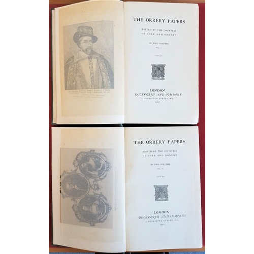 216 - 'The Countess of Cork and Orrery 'The Orrery Papers' 1903. 1st Edition. 2 Volumes. Illustrated. Fine... 