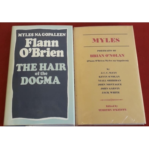 226 - Myles na Gopaleen/Flann O'Brien 'The Hair of the Dogma' 1977; and Myles 'Portrait of Brian O'Nolan' ... 