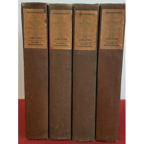 236 - Traits And Stories Of The Irish Peasantry. William Carleton. Boston. 1911. Illustrated by Phiz, Wrig... 