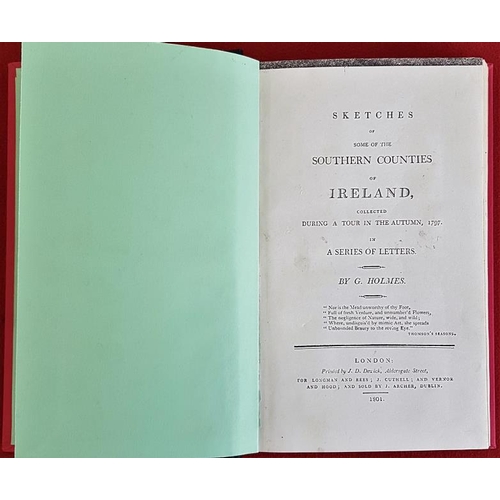 248 - George Holmes 'Sketches of some of the Southern Counties of Ireland'. With 7 Plates, some facsimiles... 