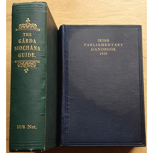 252 - W J Flynn, Irish Parliamentary Handbook 1939, H/B and The Garda Siochana Guide 1934, First Edition, ... 