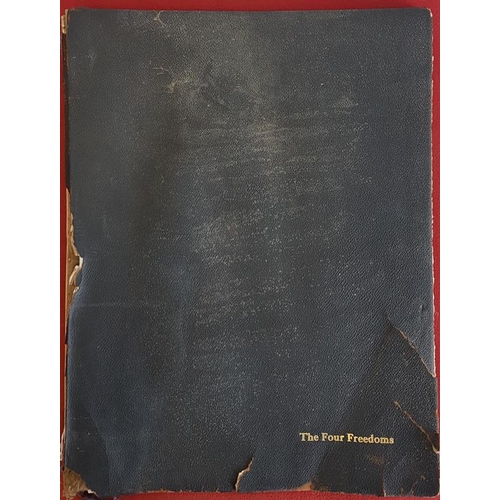 262 - The Four Freedoms by Norman Rockwell, presented to Dr Douglas Hyde, c.1943, poor binding