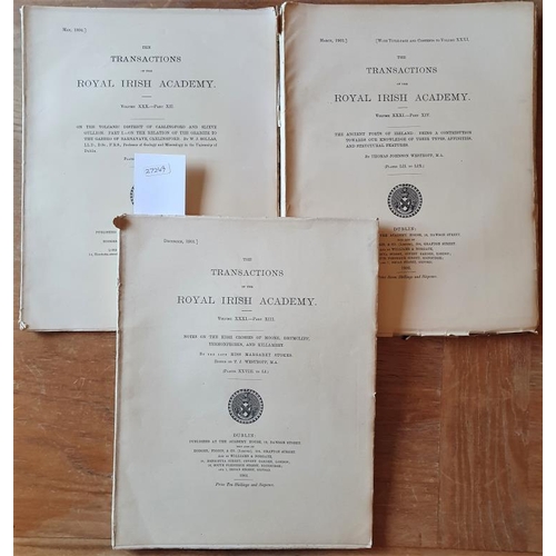 266 - The Ancient Forts of Ireland by Thomas Johnson Westropp RIA 1902, Notes on the High Crosses of Moone... 