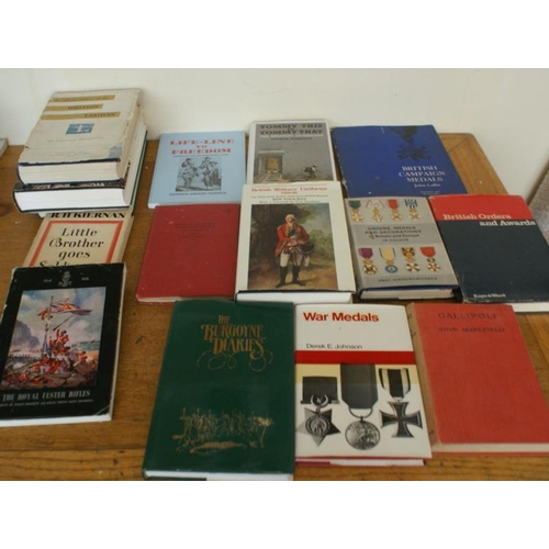 273 - British Military Interest – Bundle of fifteen books dealing various aspects of British militar... 