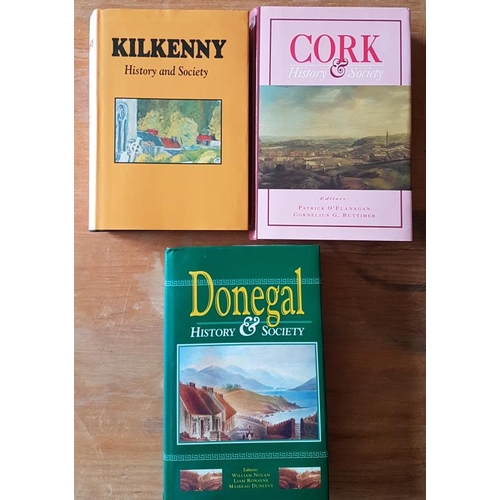 278 - History & Society, volumes all with dust wrappers for the Counties Kilkenny, Cork, Donegal.... 