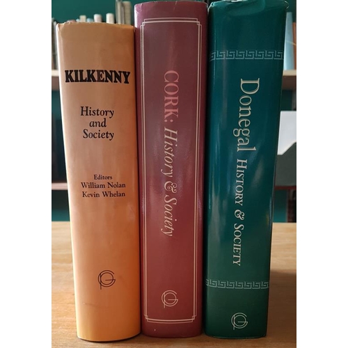 278 - History & Society, volumes all with dust wrappers for the Counties Kilkenny, Cork, Donegal.... 