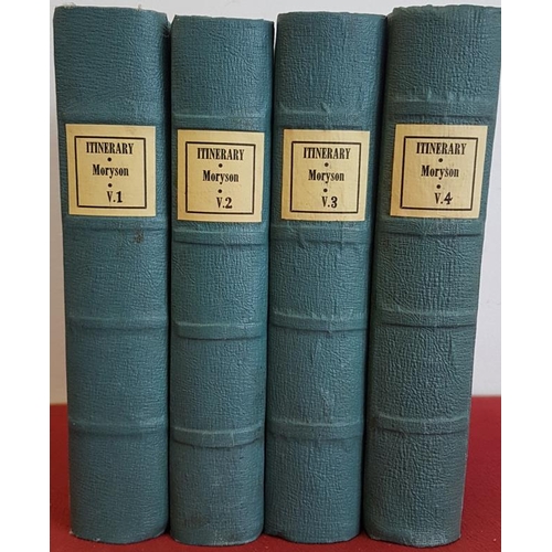 280 - An Itinerary by Fynes Moryson. 11907. 4 volume set. Some wear but presentable set of a work which co... 