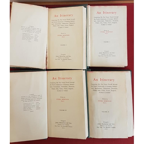 280 - An Itinerary by Fynes Moryson. 11907. 4 volume set. Some wear but presentable set of a work which co... 