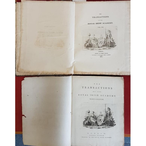 283 - Transactions of Royal Irish Academy for 1815. Articles on astronomy by John Brinkley etc. boards. &a... 