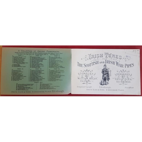 307 - [rare musical item]. Irish Tunes for the Scottish and Irish War-Pipes. Compiled by William Walsh, Ch... 