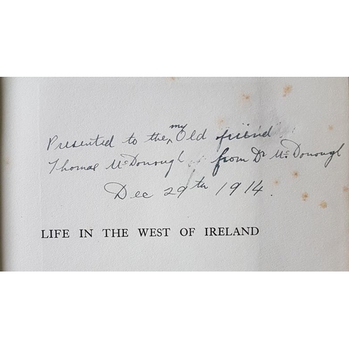 315 - 'Life in the West of Ireland' Drawn and Painted By Jack B Yeats, with Inscription. Maunsell & Co... 