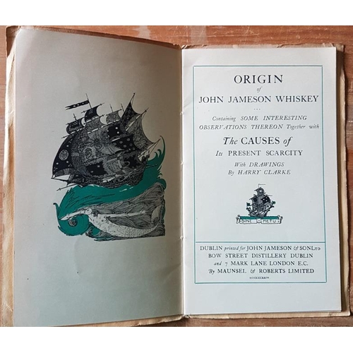 345 - John Jameson Whiskey – 'The History of a Great House', 1924, illustrations by Harry Clarke... 