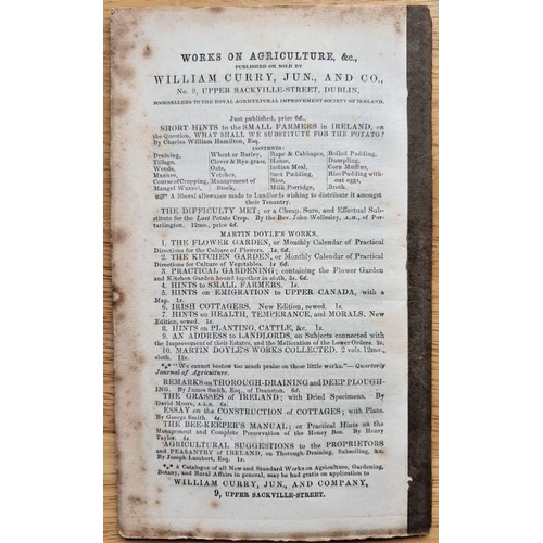 350 - James Clapperton 'Instructions for Small Farmers of Ireland on the Cropping and Culture of their Far... 