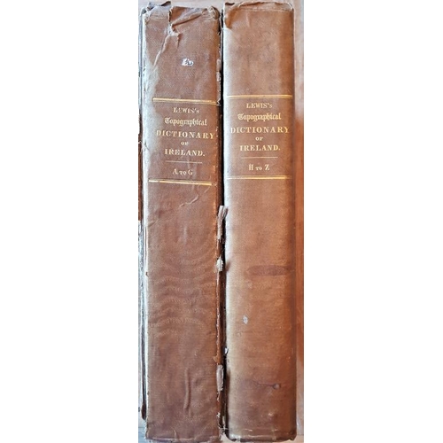 374 - Lewis's Topographical Dictionary of Ireland, 2 vol set, c.1837... 