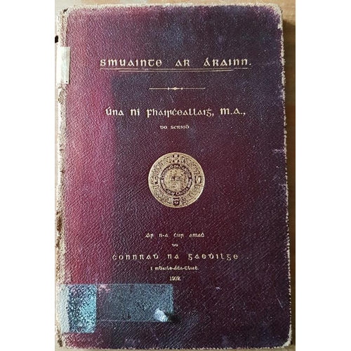 389 - 'Smuainte ar Arainn' by Una Ni Fhaircheallaigh. Dublin 1902. Signed and Illustrated