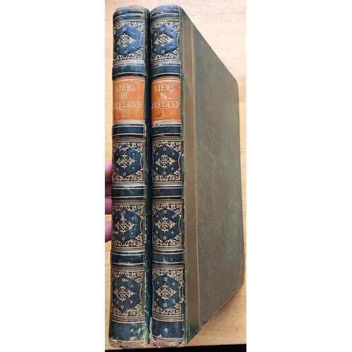 394 - The Scenery and Antiquities of Ireland' by W H Bartlett - 2 Volumes, Historical & Descriptive Te... 