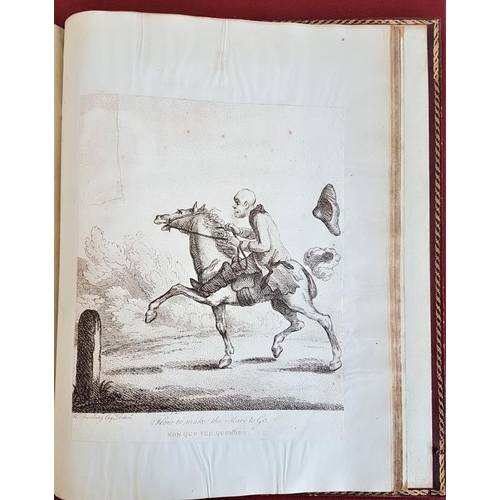 399 - Geoffrey Gambaso 'An Academy for Grown Horsemen' 1808. Folio. Fine Copper Plates. Full Contemporary ... 