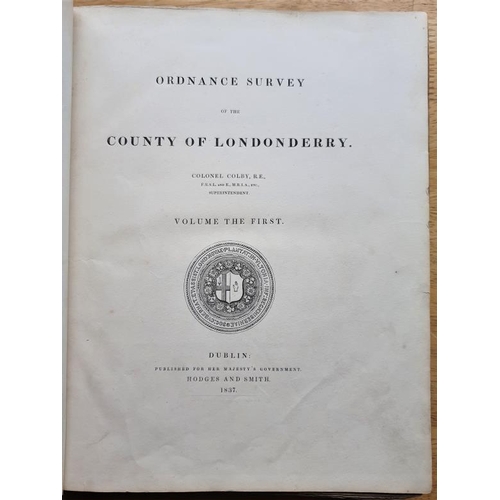 400 - Colonel Colby 'Ordinance Survey of the County of Londonderry - Dublin 1837