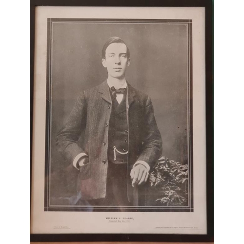 643 - Williiam J Pearse Framed Portrait