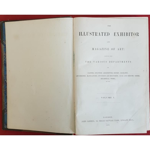 645 - 'The Illustrated Exhibitor' 1852. Half calf. Plates.