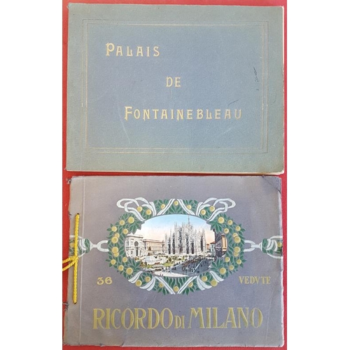 682 - 'Palais de Fontainbleau' c. 1900. Oblong Quarto with 24 Plates; and 'Ricardo de Milano' c. 1900 with... 