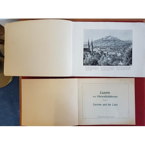 683 - 'Lucerne and Lake of Four Cantons' c. 1905; and 'Lucerne and the Lake'. Two Illustrated Volumes... 