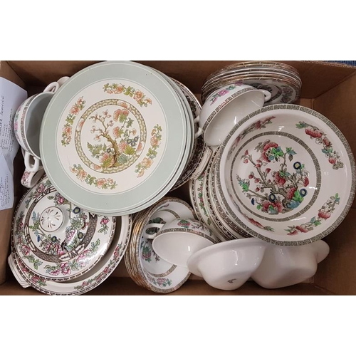 41 - Box of Indian Tree Dinner Wares