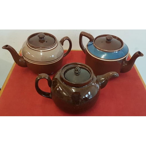 46 - Three Various Teapots