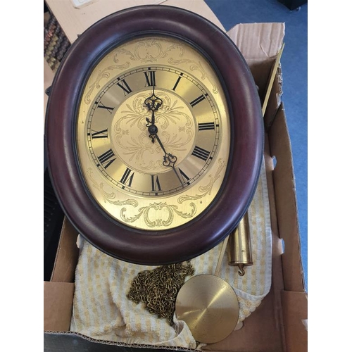 68 - Brass Dial Modern Wall Clock