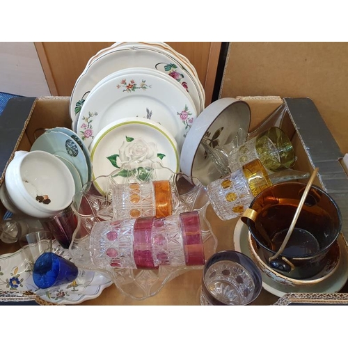 82 - Box of Various Ceramics and Glass Wares