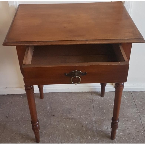 98 - Telephone Table and Occasional Table - 24 x 18 x 29.5ins