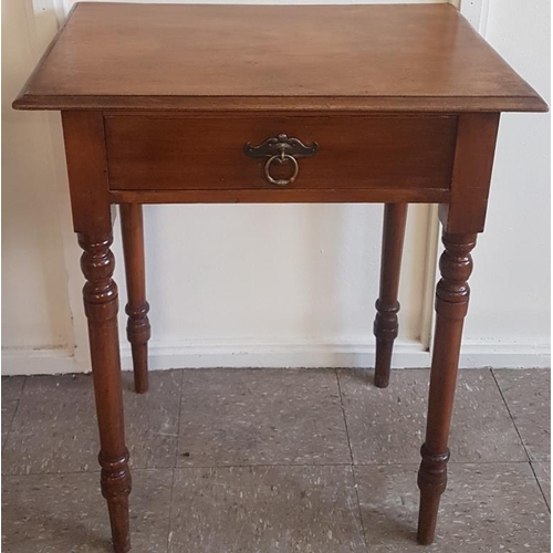 98 - Telephone Table and Occasional Table - 24 x 18 x 29.5ins