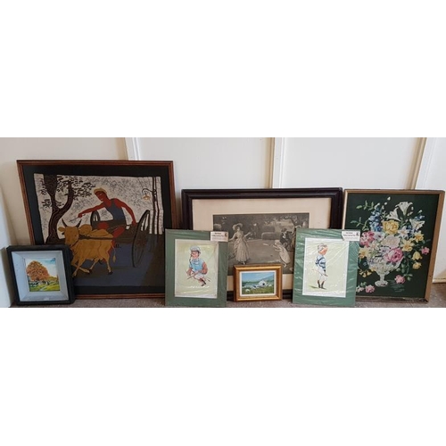 106 - Bundle of Seven Various Pictures and Prints etc.