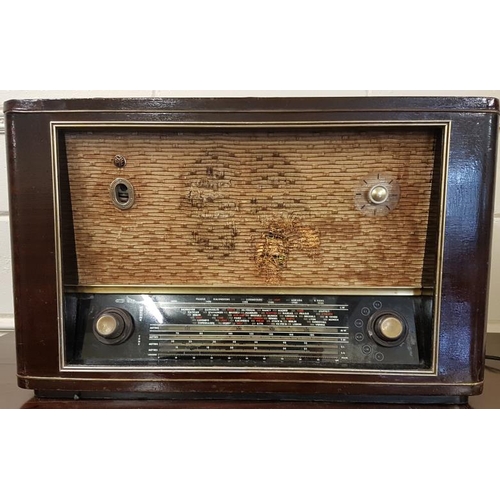 108 - Old Pye Electric Radio - c. 24 x 15ins