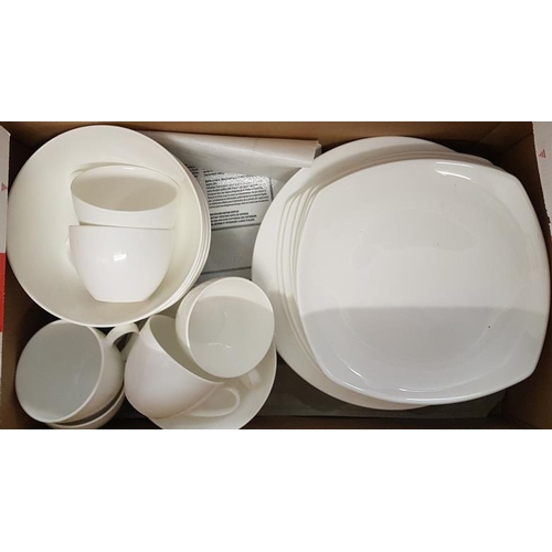 112 - Two Boxes of White Dinner Ware