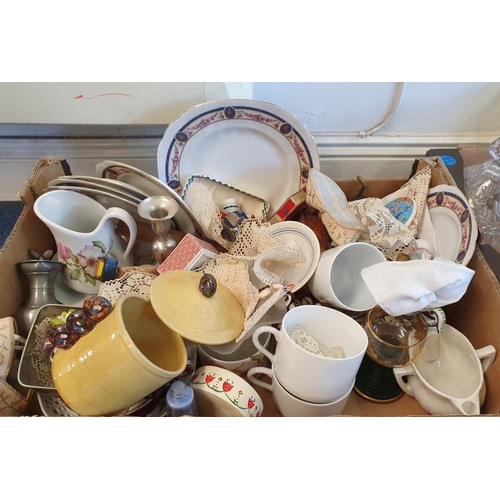 120 - Box of Various Ceramics, etc.