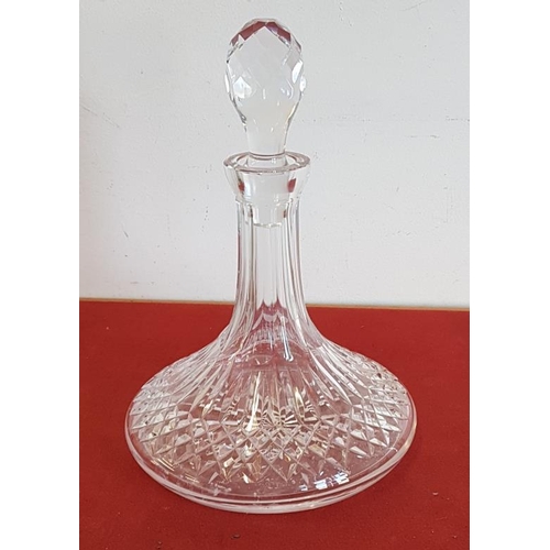 574 - Waterford Crystal Ship's Decanter - 'Lismore' Design