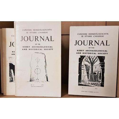 5 - Journal of the Kerry Archaeological and Historical Society. Thirty five volumes.