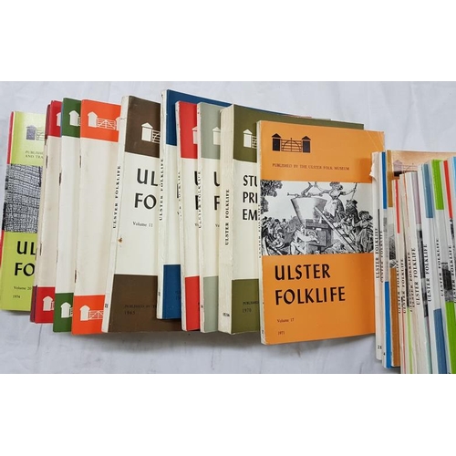 6 - Evans, E. Estyn. Bell, Jonathan and Others. Edited by. Ulster Folklife. Volume I 1955 - Volume 38 19... 