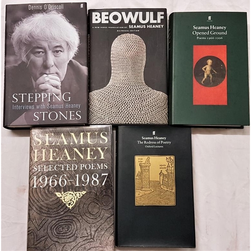 62 - Heaney, Seamus. Beowulf. Stepping Stones. Interviews with Seamus Heaney. The Redress of Poetry. Open... 