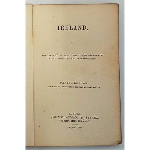 92 - Ireland, an inquiry into the social condition of the country, with suggestions for its improvement b... 
