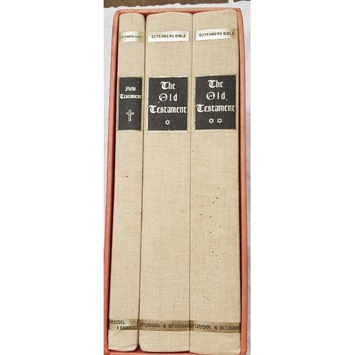 114 - Gutenberg Bible, Three volumes - 1968, Beautiful Edition