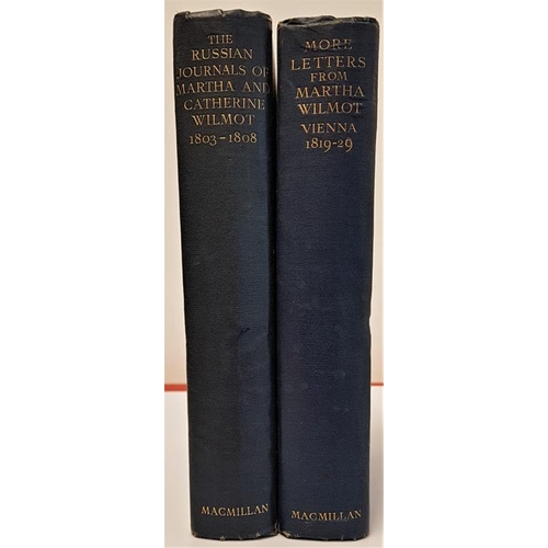 117 - The Russian Journals and Letters of Martha and Catherine Wilmot, An Account by Two Irish Ladies. Lon... 