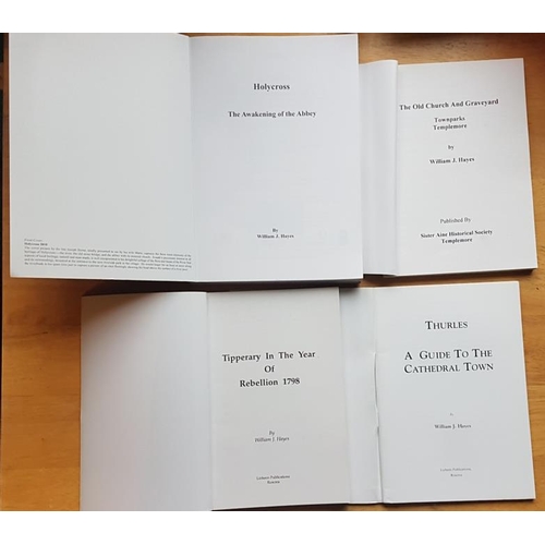 163 - W.J. Hayes: Holycross the awakening of an Abbey; The Old Church and Graveyard at Templemore; Tippera... 