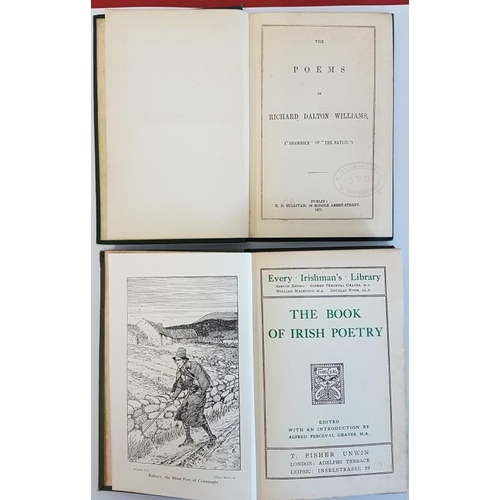 165 - R.D.Williams 'The Poems' 1877. Scarce Tipperary poet; and A.P.Graves 'The Book of Irish Poetry' c 19... 