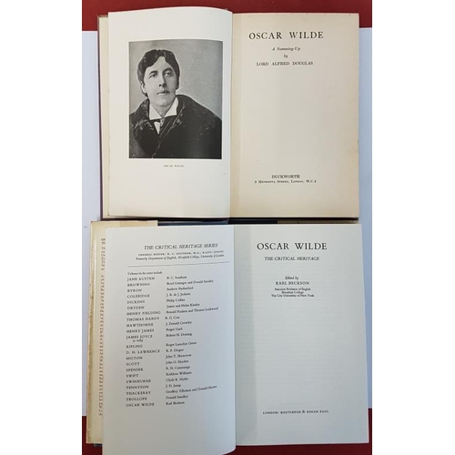 168 - Lord Alfred Douglas 'Oscar Wilde' 1940. 1st Edition with manuscript poem on end paper; and Karl Beck... 