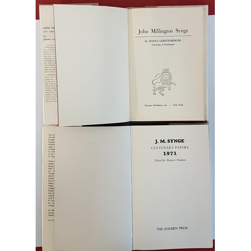 177 - D. Gerstenberger 'John Millington Synge' 1964 1st Edition; and Maurice Harmon 'J.M.Synge Centenary P... 