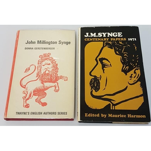 177 - D. Gerstenberger 'John Millington Synge' 1964 1st Edition; and Maurice Harmon 'J.M.Synge Centenary P... 